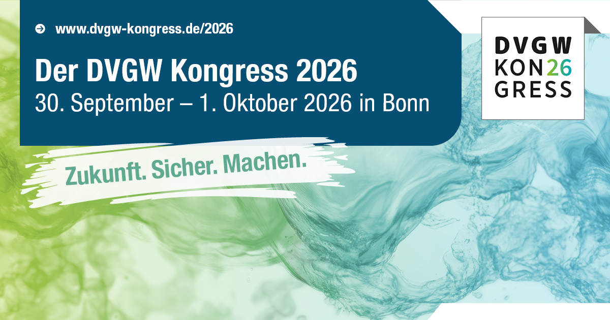 DVGW Kongress Social Media Banner 2026